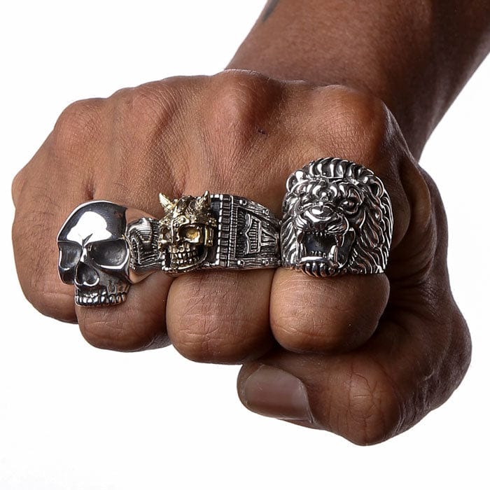 Skull Ring, Keith Richards Style Skull Ring, Sterling Silver Skull Ring,  Stackable Ring, Bikers Ring - Etsy